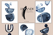 Japandi Abstract Watercolor Clip Art, a Decorative Illustration by whiteheartdesign (Thumbnail 9 of 24)