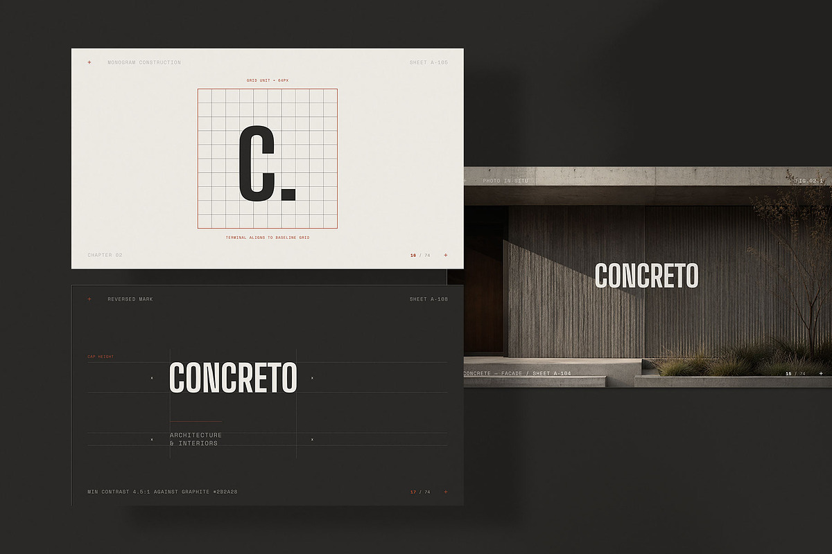 CONCRETO / Brand Guidelines Template, a Branding & Logo Template by Leleka.Store (Photo 14 of 23)