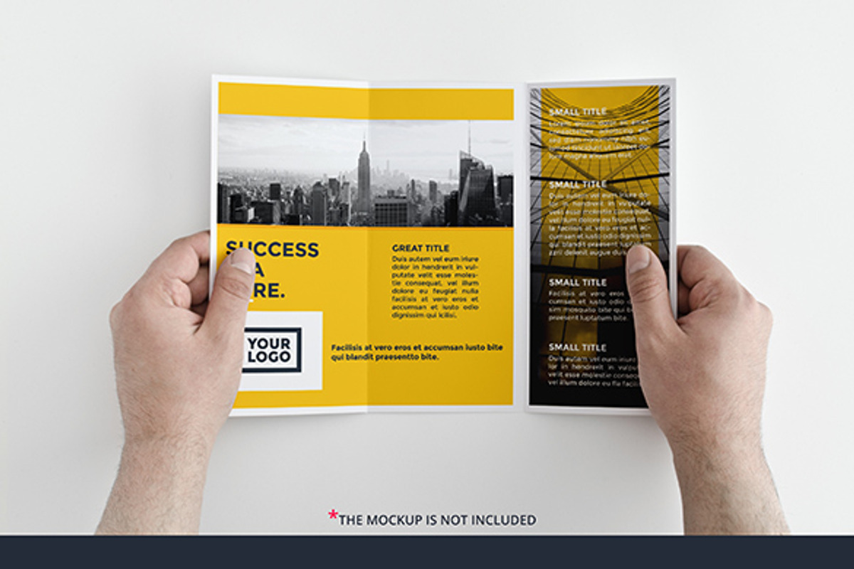 Yellow Architecture Trifold, a Brochure Template by Birka Studio (Photo 4 of 4)