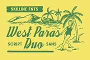 SFC West Paras - Script & Sans, a Script Font by Skilline Supply Co. (Thumbnail 12 of 12)