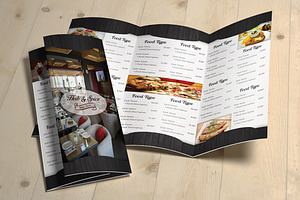 Tri-Fold Menu & Business Card