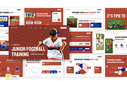 Junior Football Google Slides, a Presentation Template by Loin Studio (Thumbnail 1 of 4)