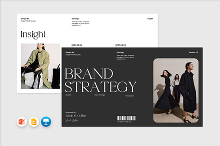 Brand Strategy Presentation Template, a Presentation Template by evgenystudio