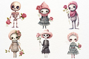 Creepy Doll Watercolor Sublimation, a Decorative Illustration by Maysa Art (Thumbnail 3 of 6)