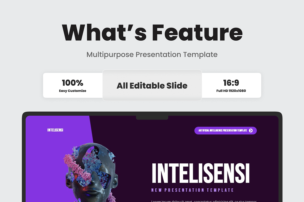 Artficial Intellegence PowerPoint, a Presentation Template by SquidPixey (Photo 2 of 6)