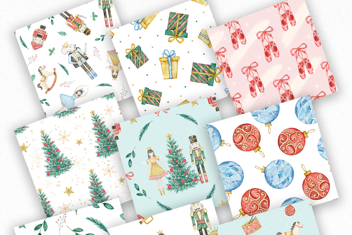 Christmas Nutcracker Pattern, a Pattern Graphic by SvetaArtStore (Photo 3 of 6)