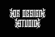 Black Gevopar - Gothic Font, a Blackletter Font by QR Design Studio (Thumbnail 4 of 9)