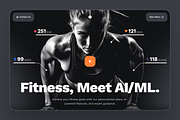sandow: AI Fitness & Diet Website, a Landing Page Template by strangehelix.bio (Thumbnail 4 of 9)