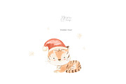 BABY TIGER. Watercolor, an Animal Illustration by OlliArtDesign (Thumbnail 5 of 5)