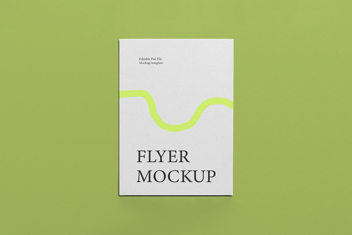 A4 Flyer Mockup Design, an Advertising Mockup by Templeste (Photo 1 of 2)
