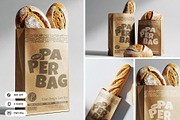 Bread Paper Bag Mockup, a Packaging Mockup by Nathatype (Thumbnail 1 of 9)