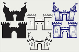 Cartoon Castles SVG