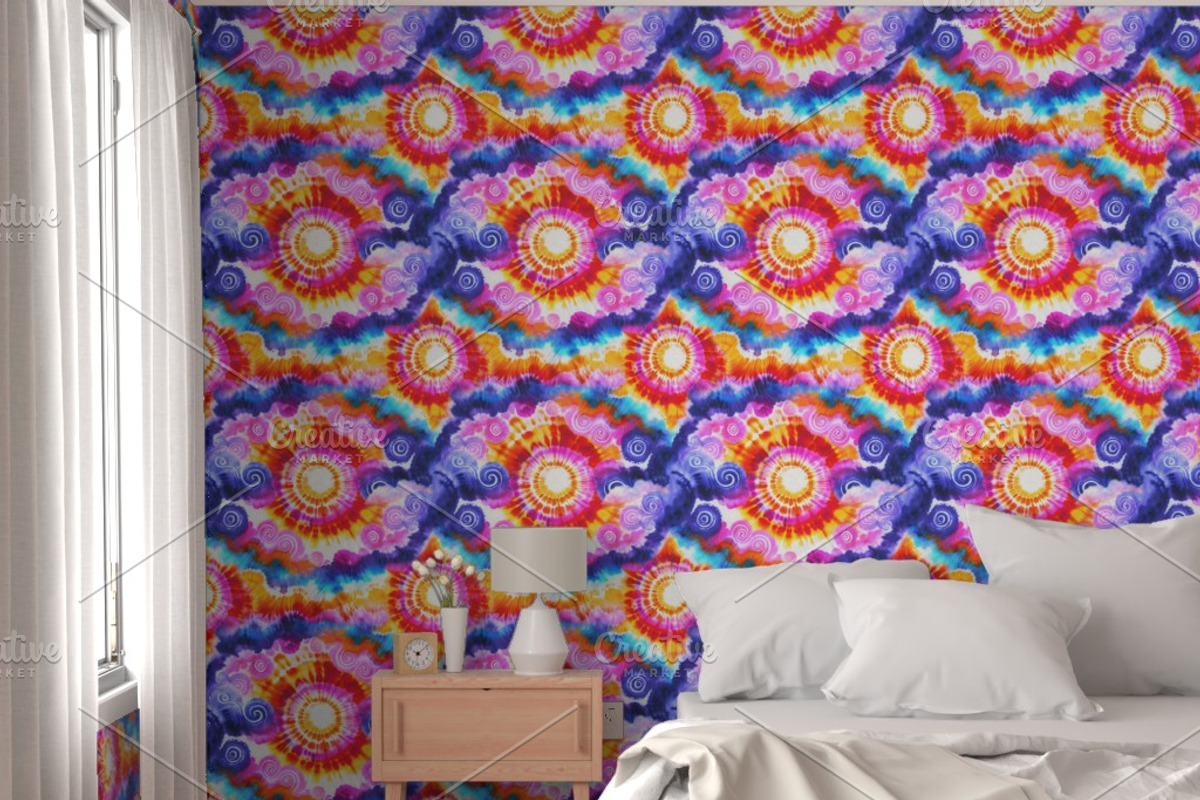 Sunset Tie Dye, a Pattern Graphic by PATTERNBASE (Photo 5 of 9)