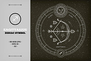 ♐ Sagittarius Zodiac Symbol, an Object Graphic by painterr (Thumbnail 1 of 2)