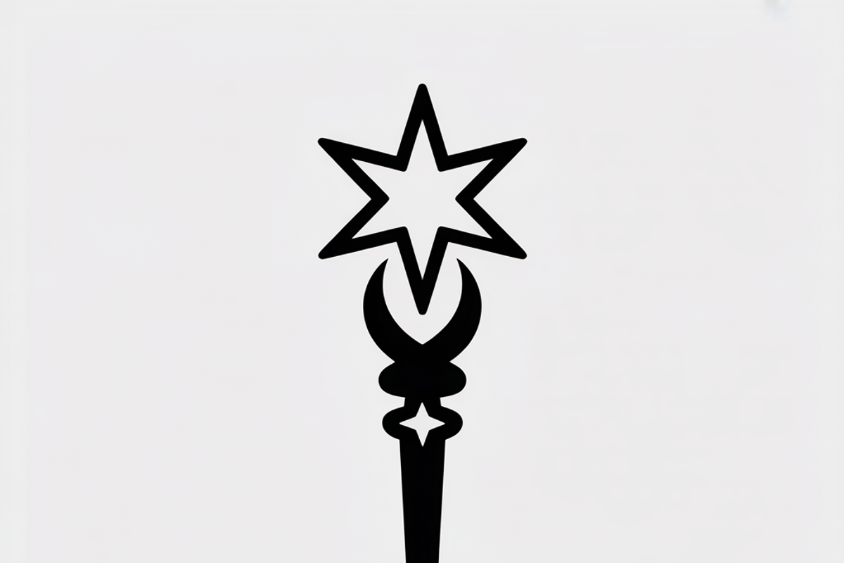 A stylish set of magic wand vector, an Illustration by Amazin_art (Photo 41 of 41)