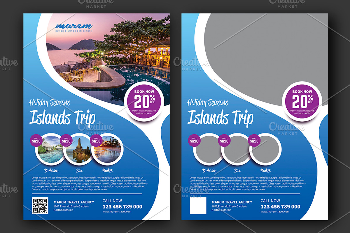 Travelling Flyer Template, a Flyer Template by Saphari (Photo 4 of 4)
