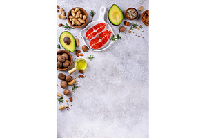 Healthy fat concept. Product with, a Food & Drink Photo by Yulia Furman