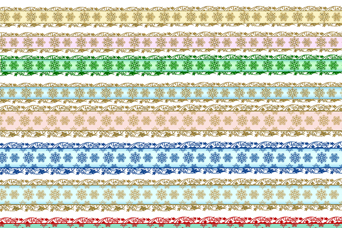 Winter snow scrapbook clipart lace