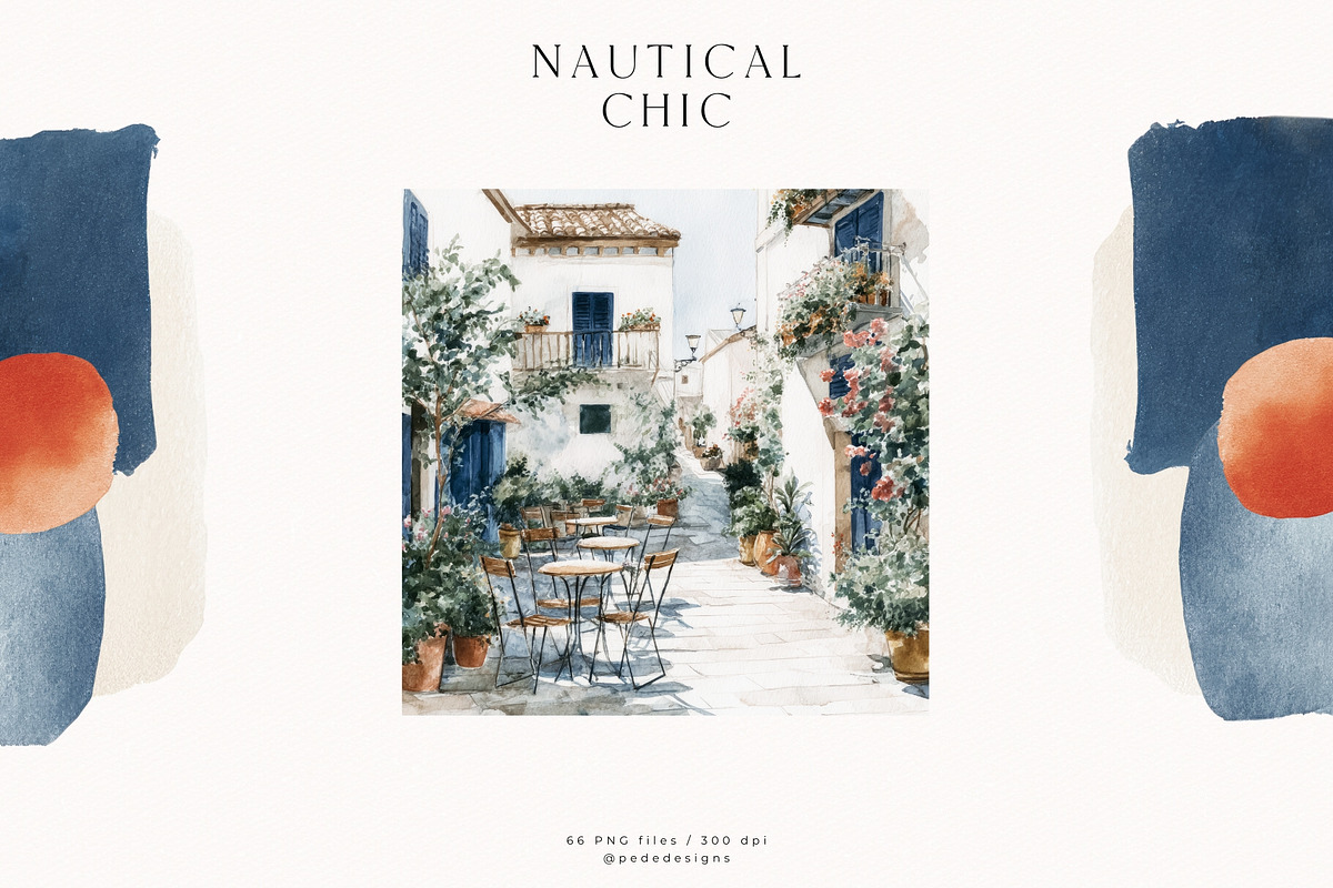 Nautical Chic Collection, a Decorative Illustration by PeDe Designs (Photo 9 of 29)