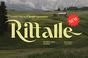 Rittalle - Modern Serif, a Serif Font by Dora Typefoundry (Thumbnail 1 of 10)