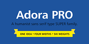 Adora PRO, a Sans Serif Font by preussTYPE (Thumbnail 31 of 40)