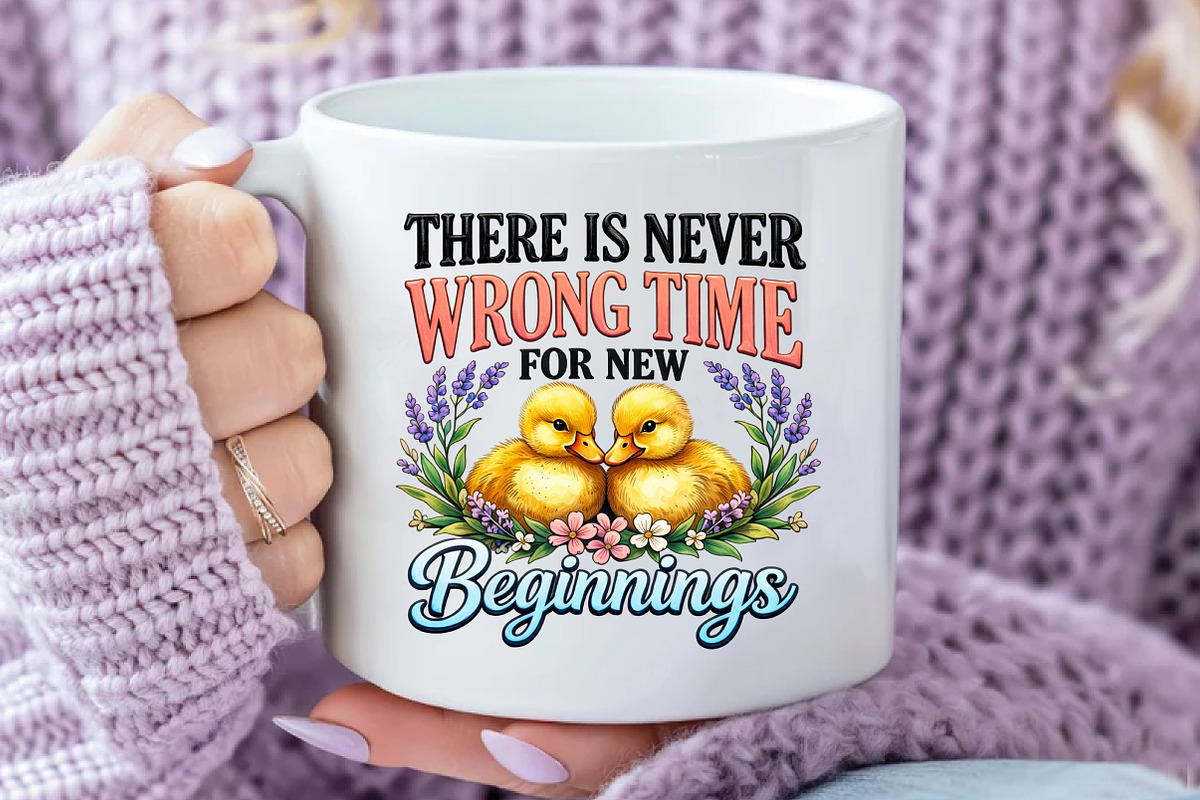 Spring Quote Duckling png, an Illustration by Designworld (Photo 3 of 5)