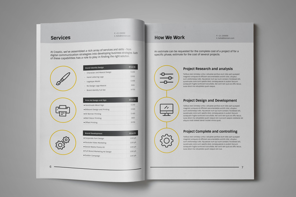 Brand Proposal, a Product Mockup by broluthfi (Photo 8 of 11)