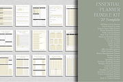 Essential Planner Bundle, a Templates & Theme by KDPISH (Thumbnail 3 of 3)