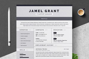 One Page Creative Resume Template