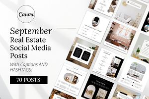 September Real Estate Social Media