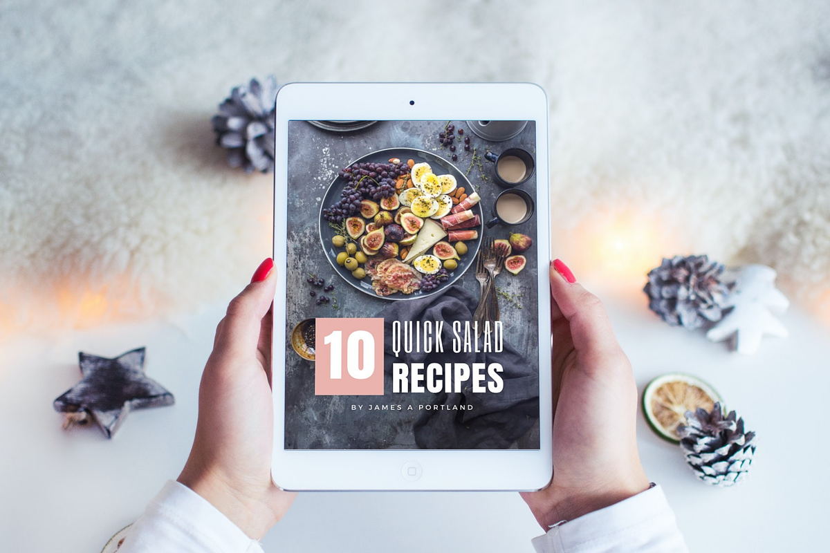 Recipe Book Template for Canva, a Brochure Template by Designs by Darowan (Photo 9 of 11)