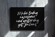 Celline Fram - Textured Brush Font, a Script Font by StringLabs (Thumbnail 6 of 14)