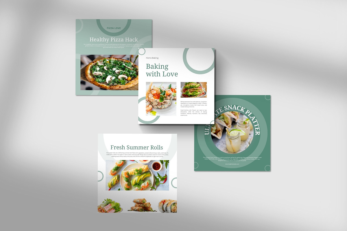 Food & Restaurant Instagram Bundle, a Social Media Template by TheBrightGrap (Photo 11 of 23)