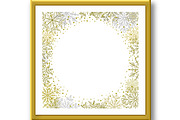 Winter Vector Frame With Arabesques, a Background Graphic by FineArtStudio (Thumbnail 2 of 3)