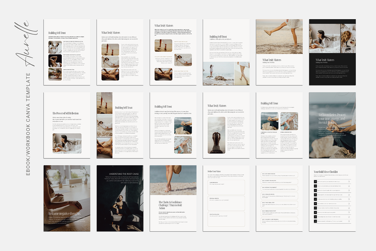 Wellness Coach Ebook Canva Template, a Marketing Template by DESIGN BY nube (Photo 6 of 9)