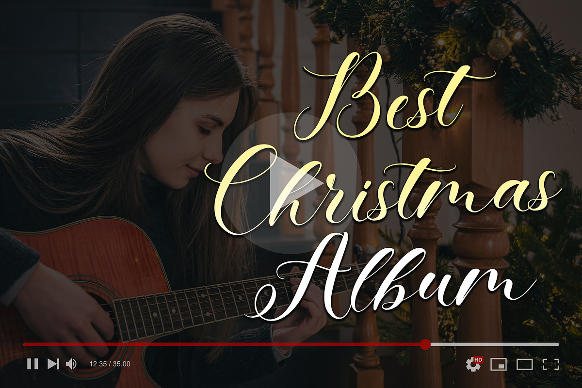 Christmas Twinkle, a Handwritten Font by Letterara (Photo 3 of 11)