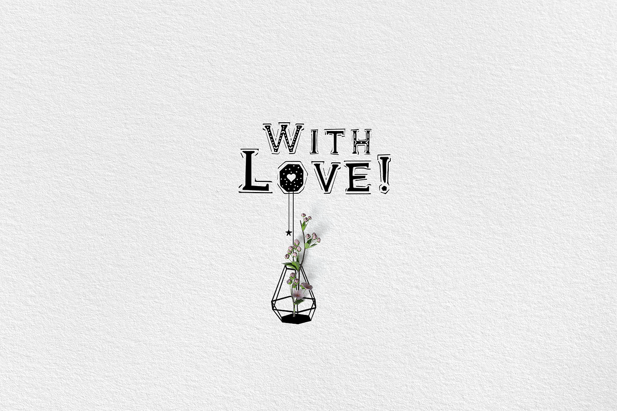 For You! Decorative & Colored Fonts, a Serif Font by Cosmic Store (Photo 17 of 17)