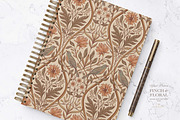 Vintage Bird & Floral Pattern Duo, a Pattern Graphic by Eclectic Anthology (Thumbnail 13 of 13)