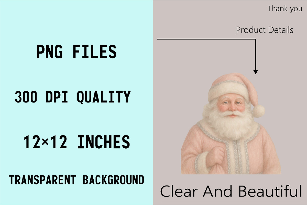 Silver Pink Christmas Clipart Bundle, an Illustration by SVGArt (Photo 4 of 8)