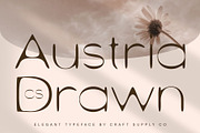 CS Austria Drawn, a Sans Serif Font by Craft Supply Co. (Thumbnail 1 of 8)