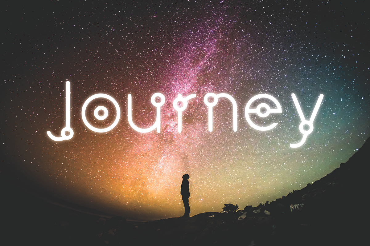 EQUINOX - A Font for the Space Age preview 5