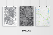 5 maps of USA cities 3, a Transportation Illustration by MaximGertsen (Thumbnail 2 of 10)