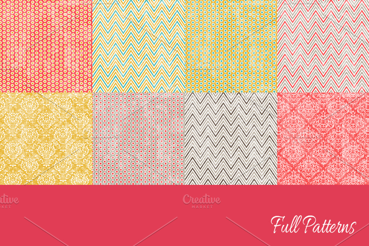 Chevron Grunge, Digital Paper 2 preview 2