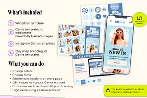 Retro Wix Store Template Bundle