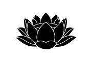 Lotus Flower Silhouette Vector Bundl, an Illustration by Creativeshirt (Thumbnail 32 of 51)