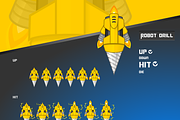 Robot Game Enemies Sprite Art Pack 2, a Graphic by ridjam (Thumbnail 2 of 4)