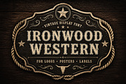 Ironwood Western, a Serif Font by Wow Magic (Thumbnail 5 of 5)
