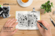 Leather Notebook Hardcover Mockup, a Books & Magazine Mockup by PrimeMockup (Thumbnail 3 of 16)