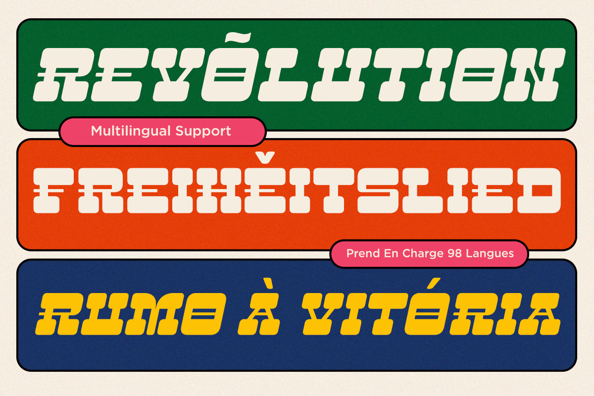 Incline – Retro Groovy Slab Serif, a Slab Serif Font by Font Liner (Photo 4 of 11)