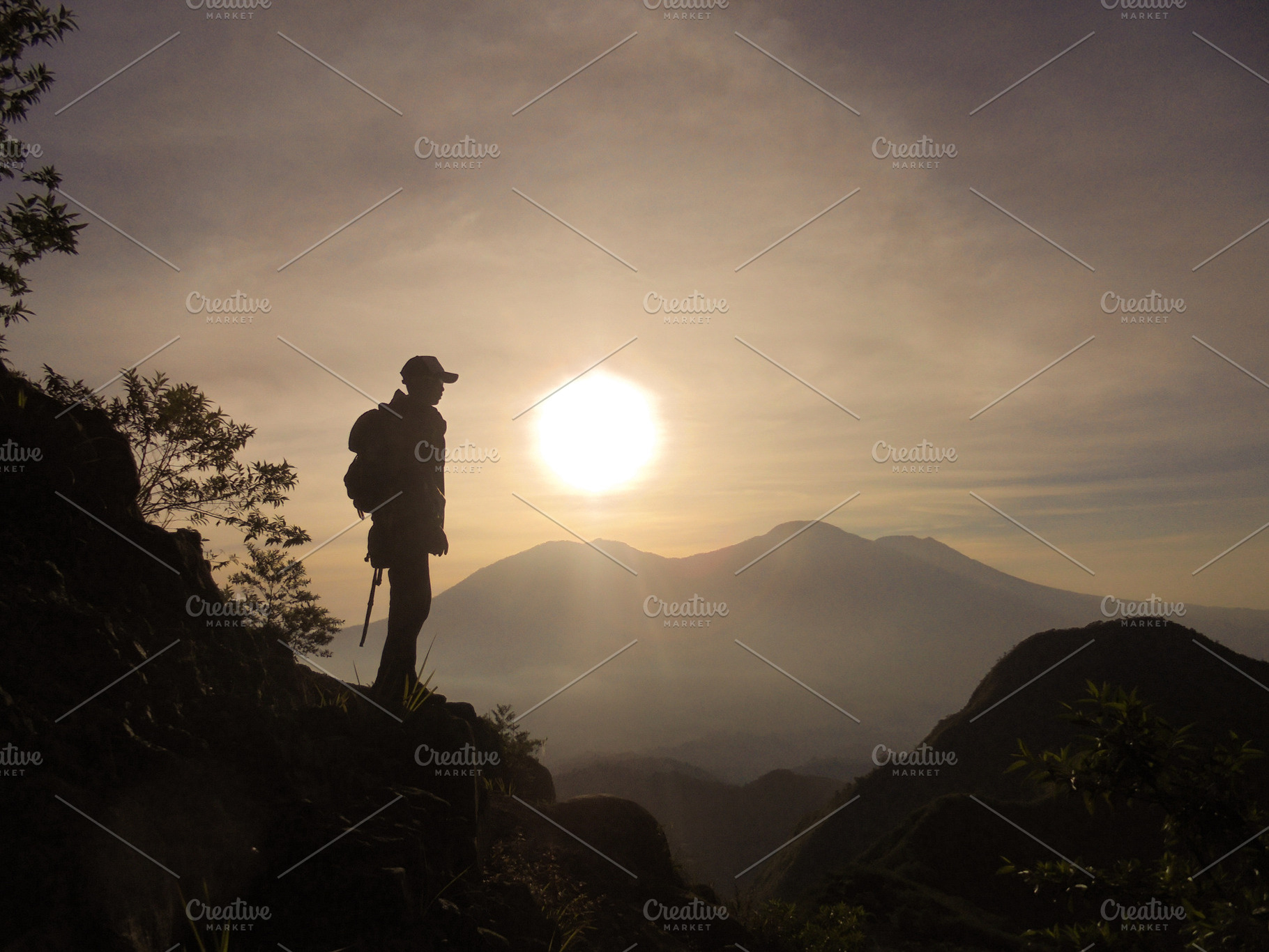 Silhouette People on Mountain, a Person Photo by Heinzel Photography